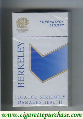 Berkeley superngs lights cigarettes grey